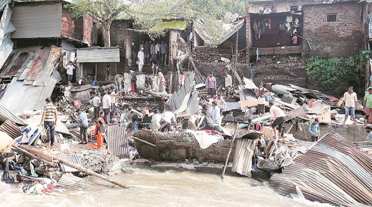 Mutha canal breach, dandekar bridge, Pune news, Pune canal, rehabilitation of families, indian express