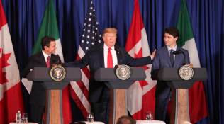 Tariff tensions shadow US, Canada, Mexico trade pact signing
