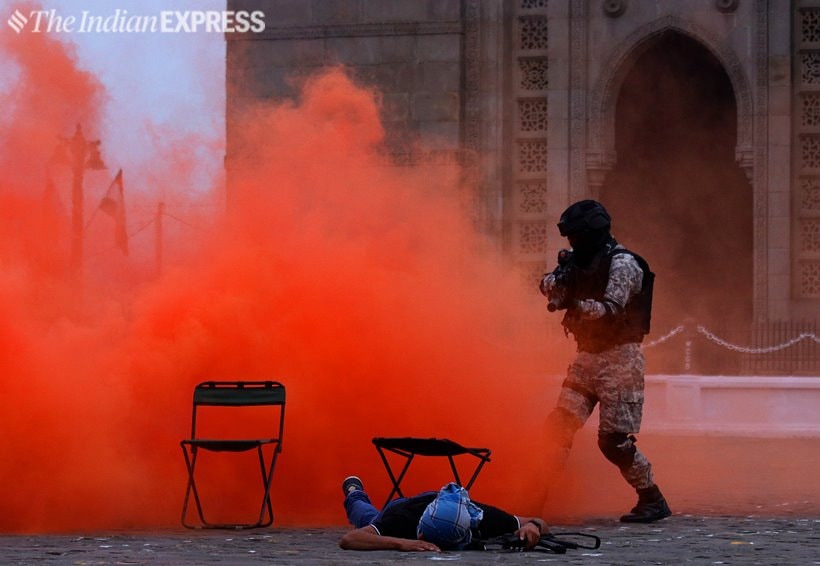 Indian Navy rehearses for Beating Retreat and Tattoo ceremony