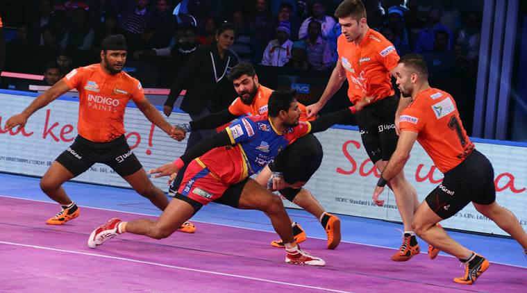 Pro Kabaddi League: UP Yoddha edge out U Mumba 34-32 | Sports News,The Indian Express