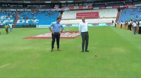 Former South Africa captains Graeme Smith and Shaun Pollock at SuperSport Park in Centurion