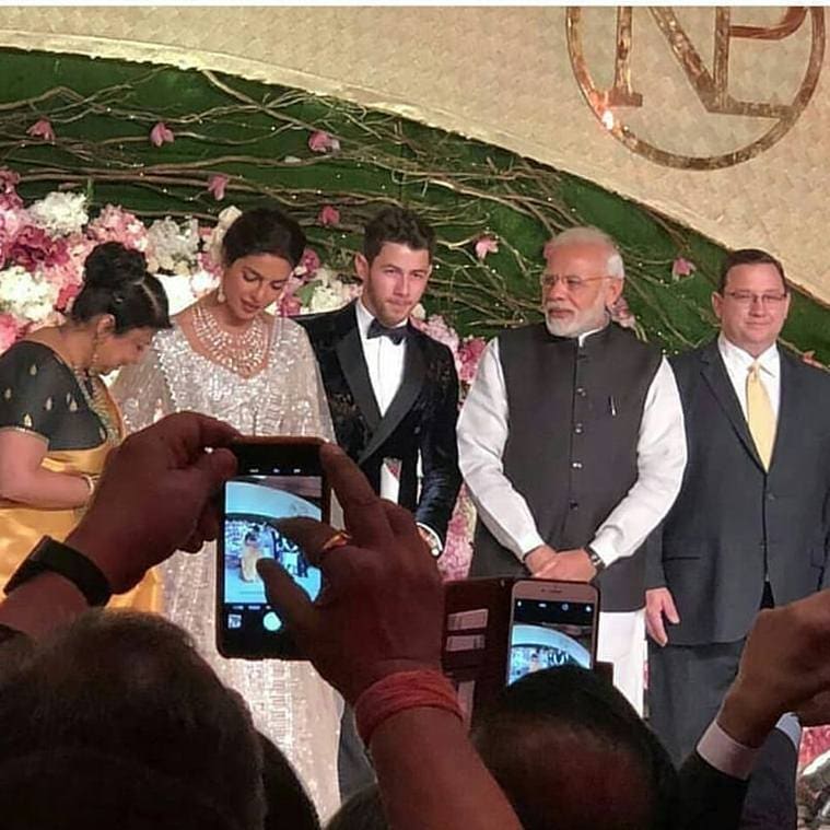 modi at priyanka chopra reception