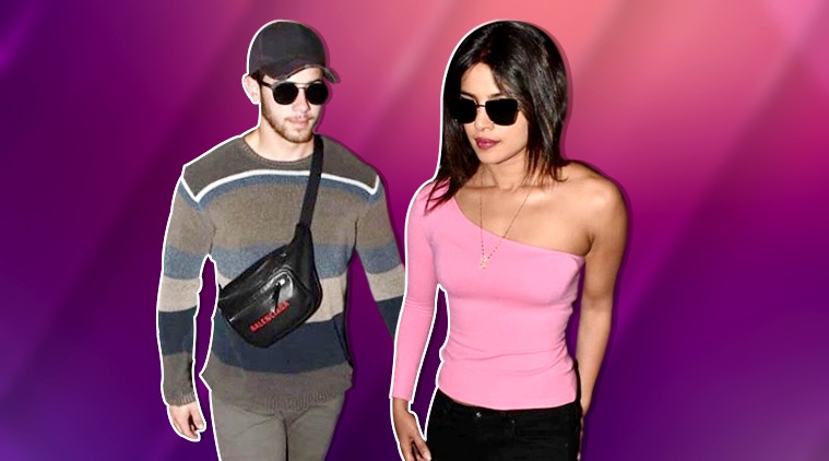 priyanka chopra, nick jonas, priyanka nick mumbai airport, nickyanka airport looks, nickyanka oman honeymoon, priyanka chopra latest pics, priyanka chopra nick jonas wedding, priyanka jonas nick chopra updates, priyanka chopra nick jonas latest news, priyanka chopra updates, priyanka nick receptions, celeb fashion, bollywood fashion, indian express, indian express news