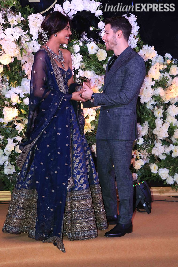 priyanka reception look
