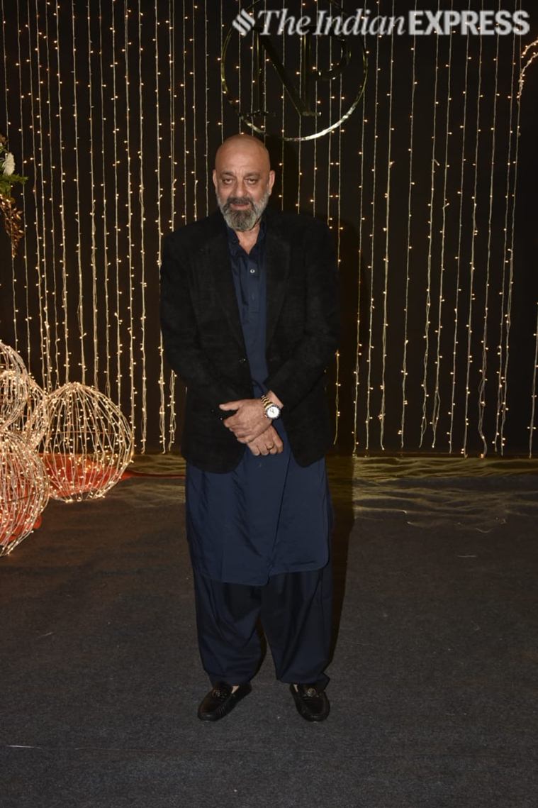 sanjay dutt at priyanka reception 