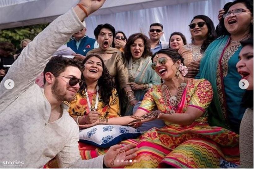 Priyanka Chopra and Nick Jonas mehndi ceremony