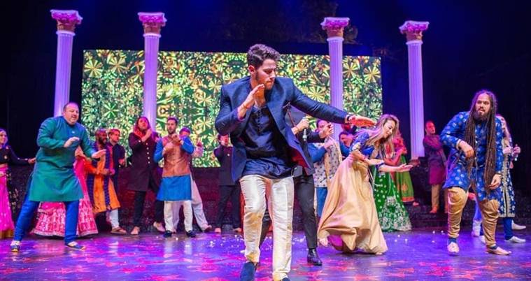 nick jonas at priyanka chopra sangeet