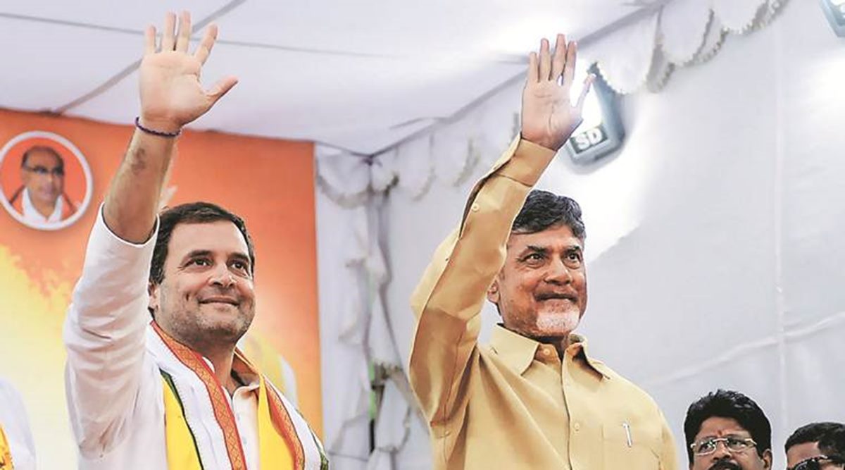 chandrababu naidu, rahul gandhi, lok sabha elections 2019, 2019 lok sabha elections, lok sabha elections, election news, opposition meeting, indian express news