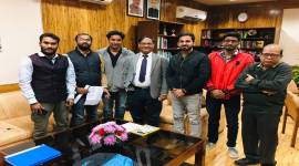 DST met researchers, research protest, stipend hike protest,