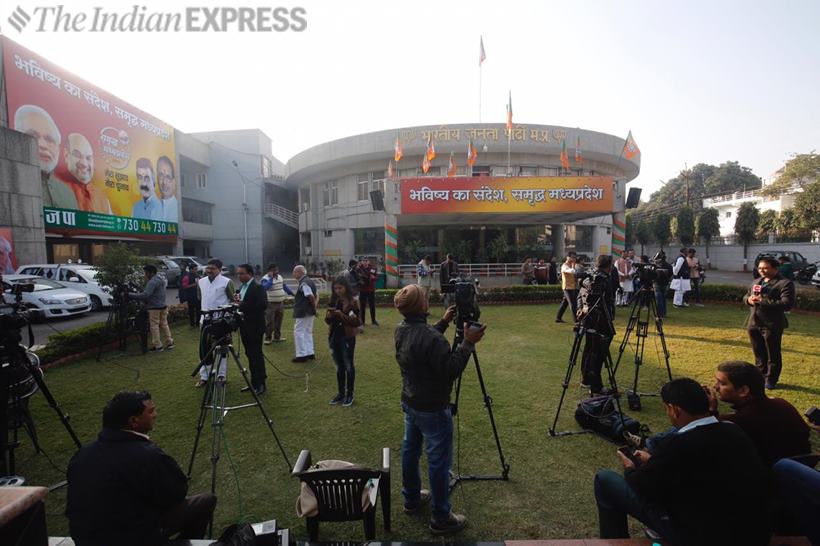 Celebrations, disappointments at party offices as results pour in