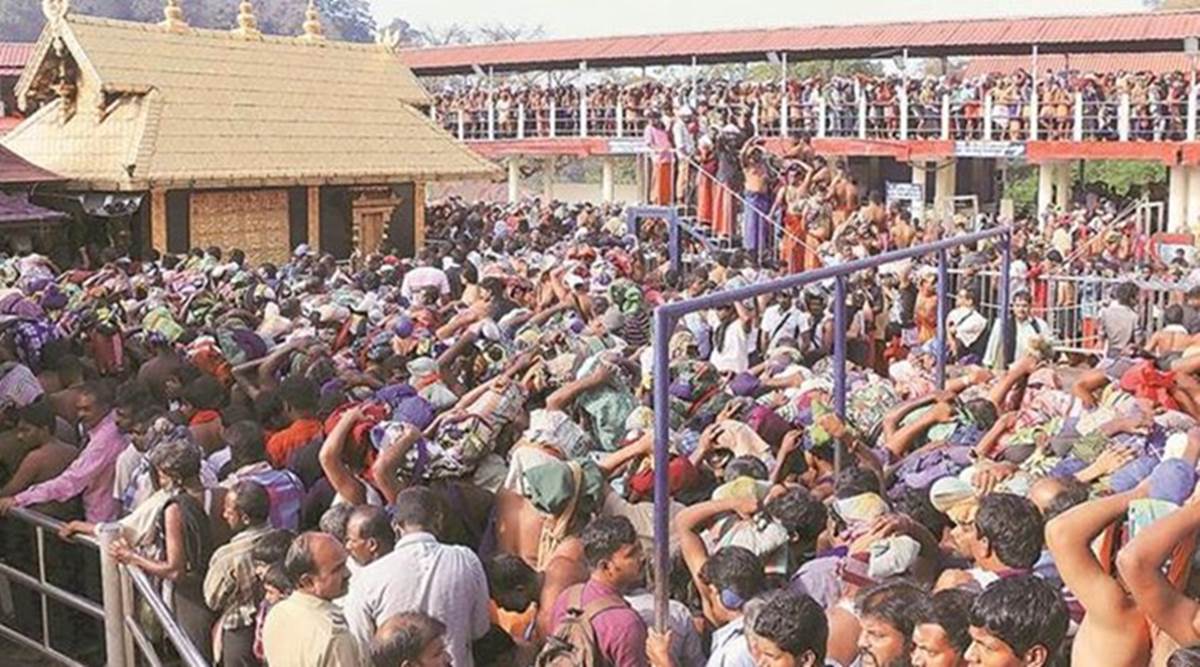 Four transgenders, who were earlier stopped from proceeding towards the Lord Ayyappa temple citing security reasons, offered prayers at the hill shrine under heavy police security earlier this week. (Photo credit: PTI)