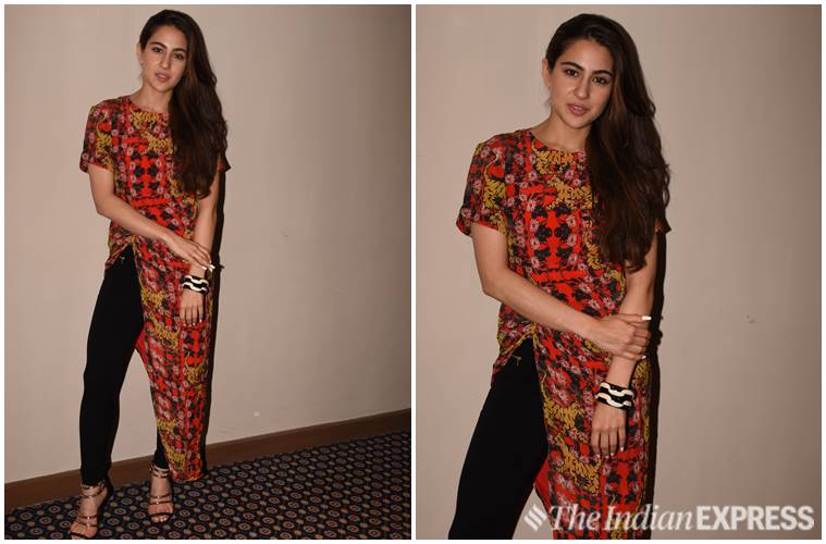 Sara Ali Khan, Sara Ali Khan fashion, Kedarnath, Simmba, Sara Ali Khan ethnic wear, sara ali khan updates, sara ali khan latest pics, sara ali khan latest news, Sara Ali Khan kedarnath, sara ali khan simmba, Sara Ali Khan latest photos, celeb fashion, bollywood fashion, indian express, indian express news