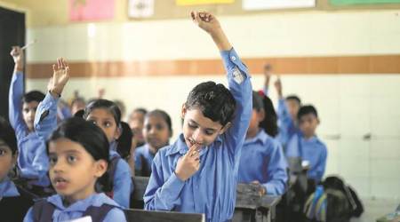 Weekly tests for students, test for classes III and VIII, state primary school test, education minister announces test, Bhupendrasinh Chudasama, Indian Express 