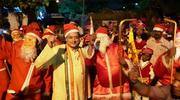 shashi tharoor, shashi tharoor christmas, christmas eve, shashi tharoor twitter, shashi tharoor silent night, shashi tharoor kerala, christmas eve, christmas day, kerala, india news, indian express