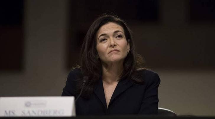 Facebook, Sheryl Sandberg, directora de operaciones de Facebook, directora de operaciones de Facebook, elecciones de Facebook en EE. UU., noticias falsas de Facebook, privacidad de Facebook