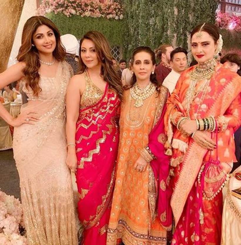 shilpa shetty, rekha, gauri, sunita