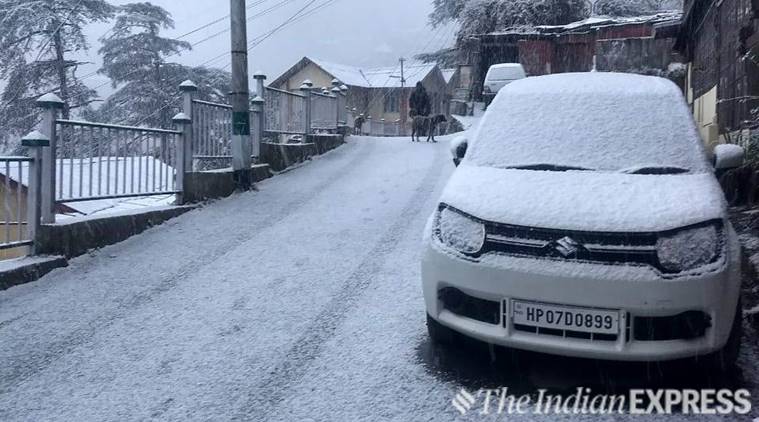 After decades, Shimla witnesses pre-Christmas snowfall