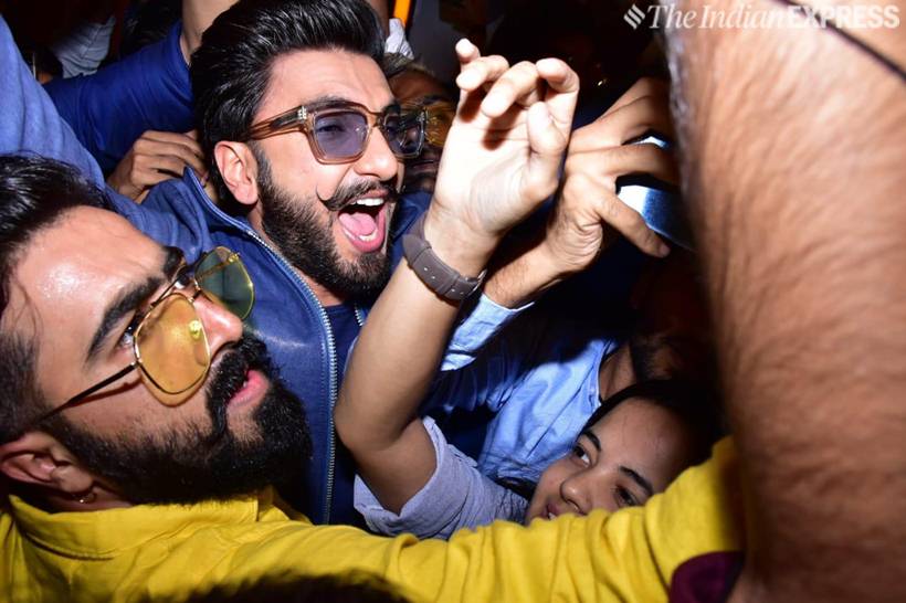 ranveer singh meets fans at simmba launch