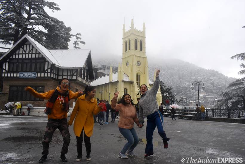 Nature's glory: Shimla gets first snowfall of the season