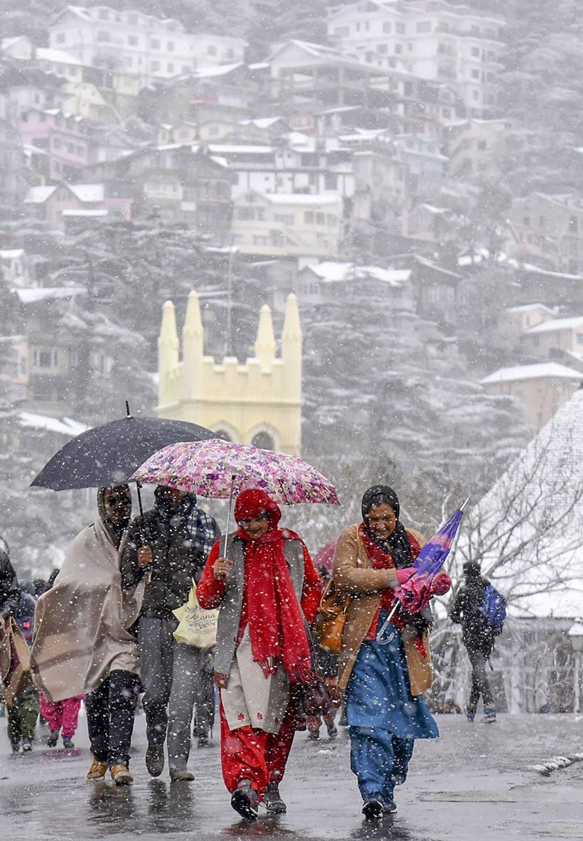 Nature's glory: Shimla gets first snowfall of the season