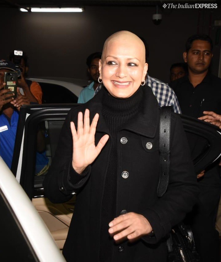 Sonali Bendre cancer India photos