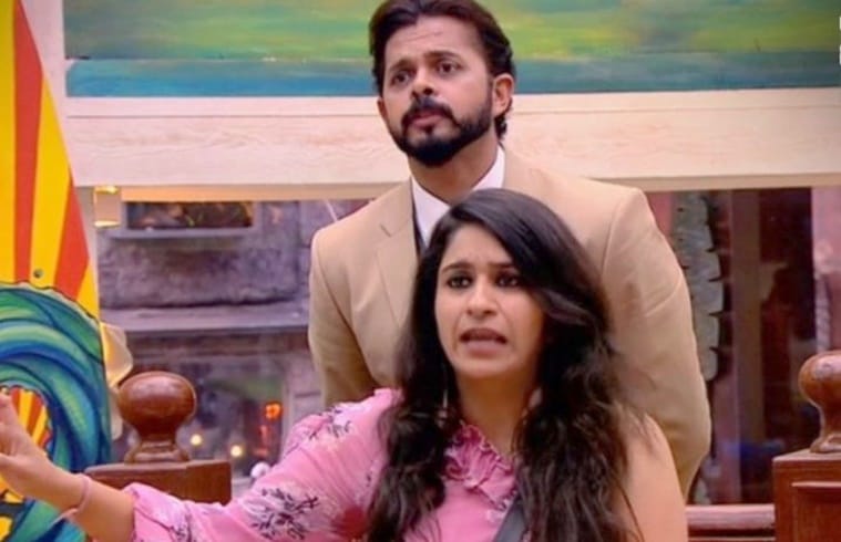 sreesanth and surbhi rana fights in bigg boss 12