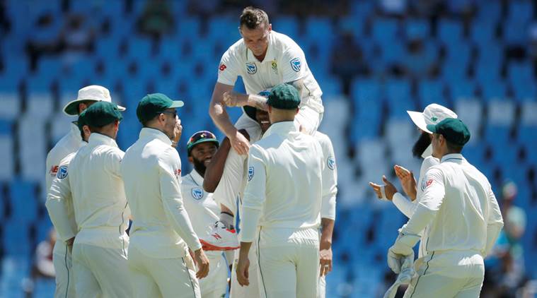 Dale Steyn became South Africa's leading wicket taker in Test history (photo - getty)