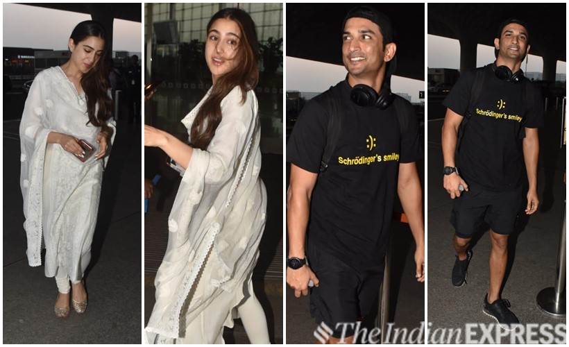 Sushant Singh Rajput and Sara Ali Khan