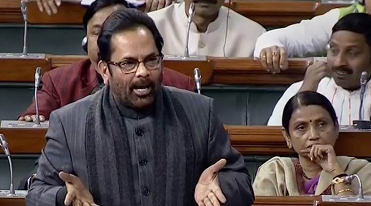 Minority Affairs Minister Mukhtar Abbas Naqvi, Narendra Modi, development of minorities, empowerment, empowerment of weaker sections, educational empowerment, social empowerment, indian express