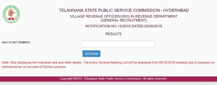 tspsc, tspsc vro results, tspsc vro results 2018, tspsc vro result, tspsc.gov.in, www.tspsc.gov.in, telangana vro results