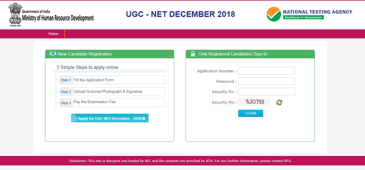 Nta releases ugc net 2018 question paper and answer sheet download at 