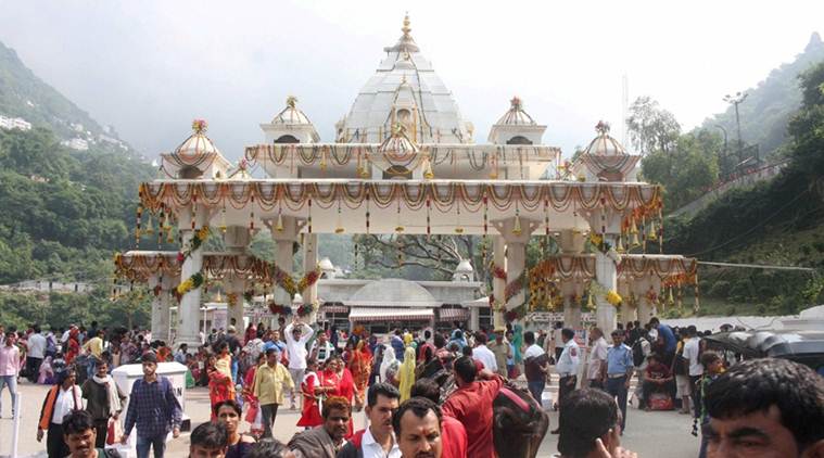 vaishno devi shrine, Vaishno devi mandir, vaishno devi temple, pilgrims at vaishno devi temple, pilgrim count at vaishno devi temple, jammu vaishno devi temple, indian express