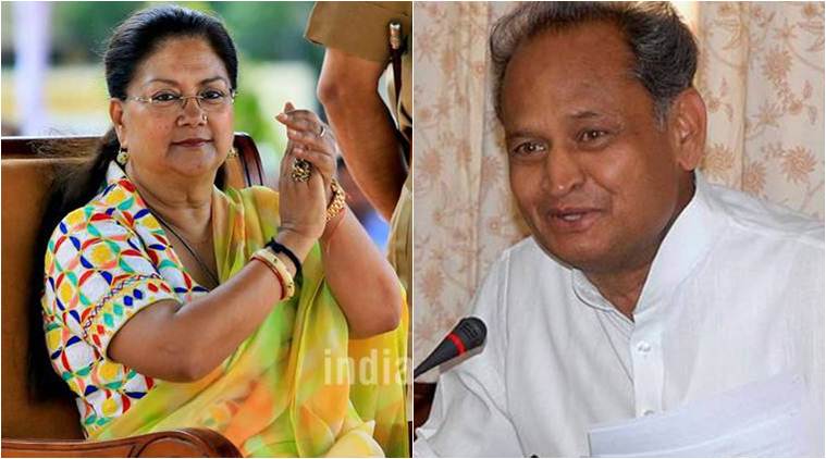 vasundhara raje, ashok gehlot, rajasthan news, 2018 year ends, assembly elections, jaipur news, indian express