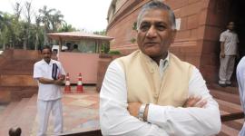 Union Minister Gen V K Singh. (Photo credit: Express file photo)