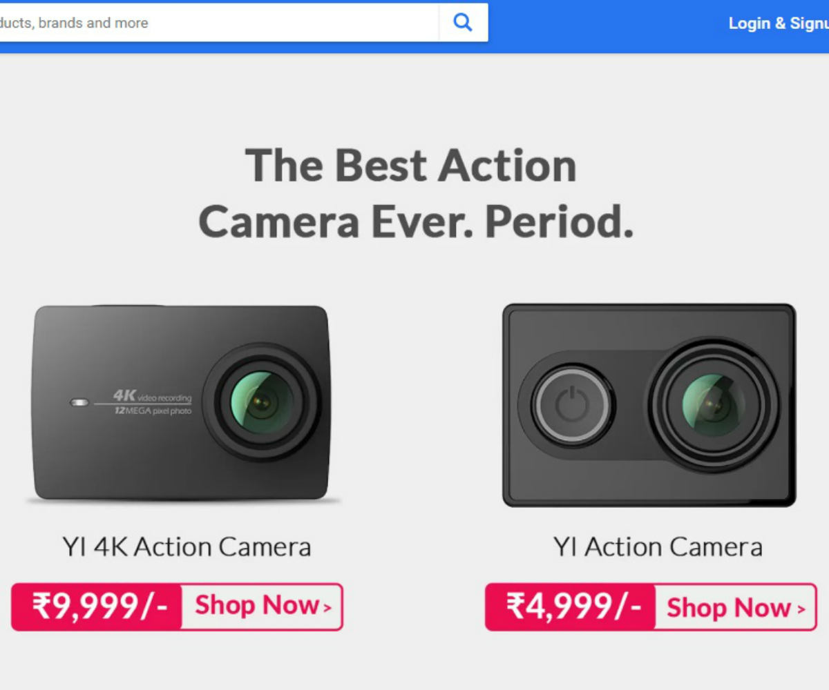 Yi Action Cameras Now Available In India Via Flipkart Start At Rs 4 999 Technology News The Indian Express