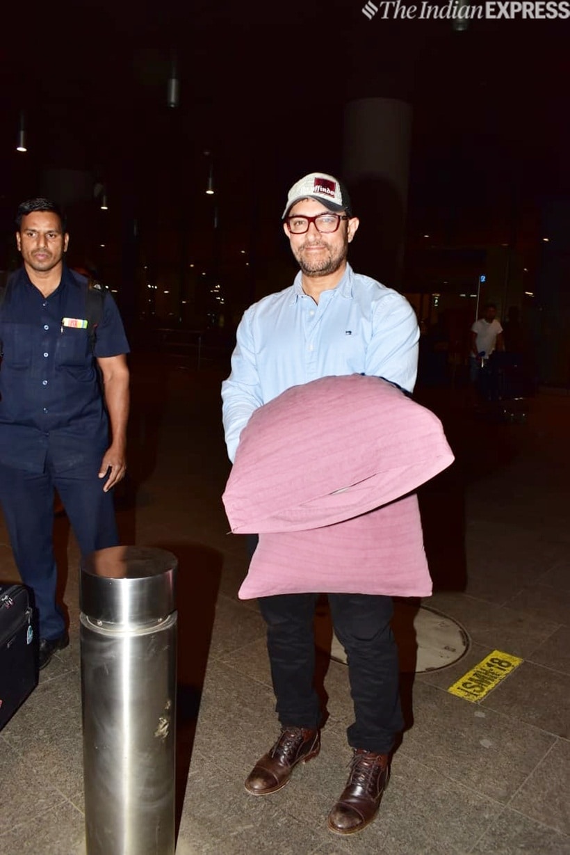 Aamir Bachchan at airport
