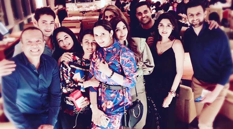 mahesh babu with family in Dubai