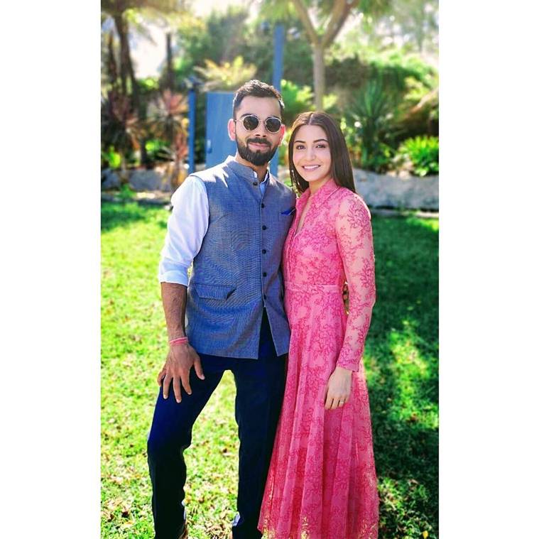 Anushka Sharma with Virat Kohli