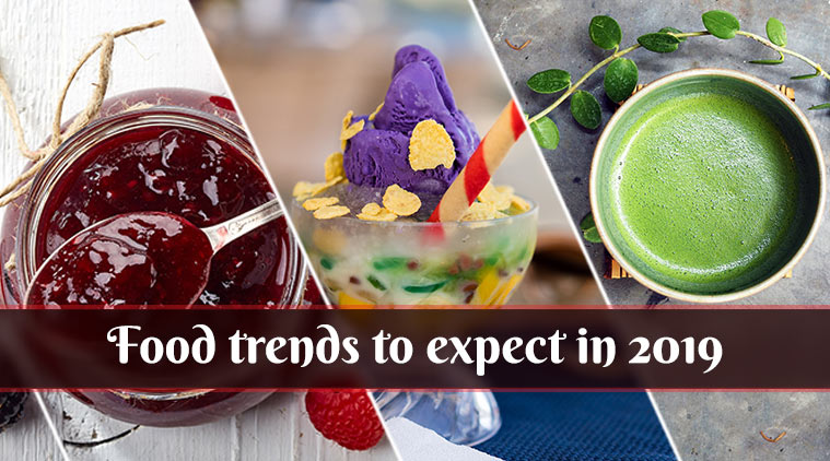 food trends, food trends 2019, organic foods, unpopular cuisines, Filipino cuisine, Peruvian cuisine, non-dairy ice cream, food trends to expect in 2019, food trends to watch out for in 2019, chef Vicky Ratnani, food miniaturist Shilpa Mitha, Ranveer Brar, GO Cheese, ancient Indian ingredients, Grains, Filipino cuisine, millets, amaranth, Nachni, sorghum, Plant-based proteins, vegan food trend, dairy free, mock meat, top food trends of 2019, Matcha powder, Turmeric, Peruvians cuisine, Nut butter, coconut, oat milk, Pinterest, indian express, indian express news