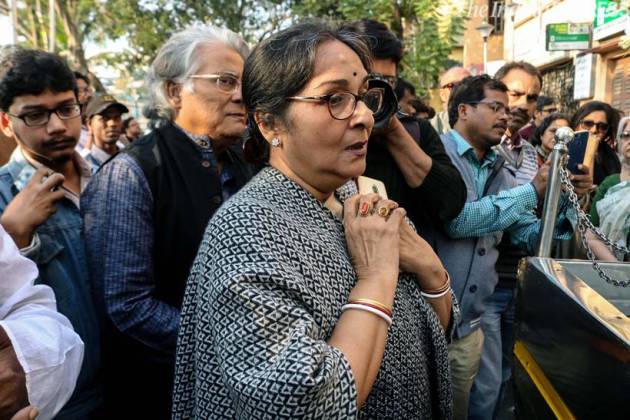 Mamata Shankar at Mrinal Sen funeral