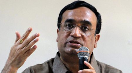 According to sources, Ajay Maken has resigned as Delhi Congress chief. (File)