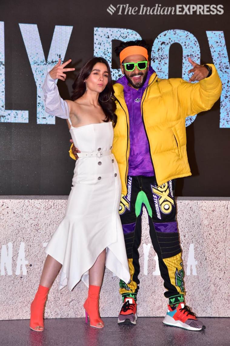 alia bhatt, ranveer singh at gully boy trailer launch