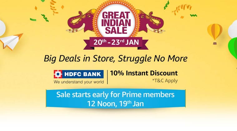 Amazon, Amazon Great Indian Sale, Amazon Great Indian Sale dates, Amazon Great Indian Sale offers, Amazon Great Indian Sale discounts, Amazon Great Indian Sale smartphone deals