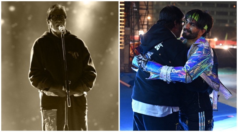 amitabh bachchan and ranveer singh at Umang 2019 rehearsals