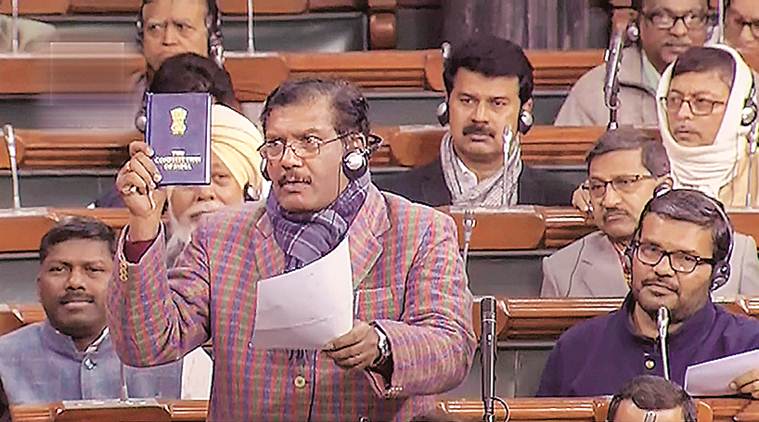 Parliament winter session, Santosh Kumar Gangwar, Lok Sabha, trade unions, trade unions bill, trade unions strike, Trade Unions Amendment Bill, indian express