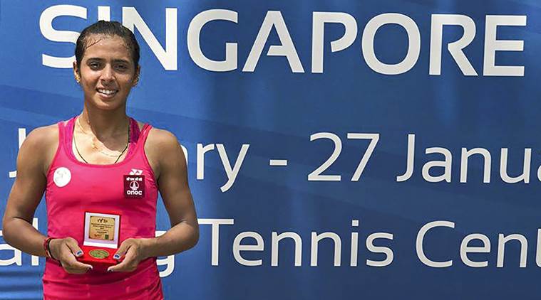 Ankita Raina Wins First Singles Title Of 2019 Season In Singapore Tennis News The Indian Express 5134