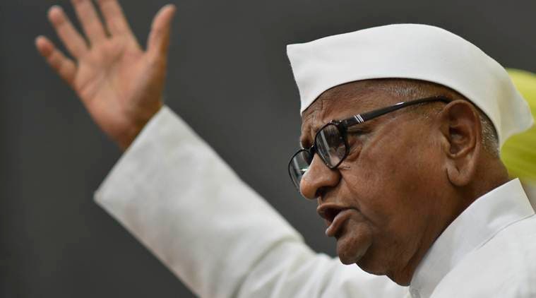 Anna Hazare launches hunger strike for Lokpal, Lokyukta