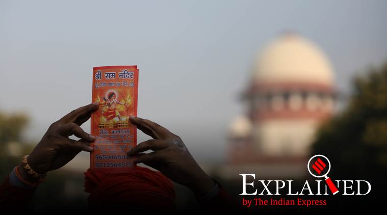 ayodhya dispute, ayodhya case, ayodhya mediation, ayodhya dispute hearing, ramjanmabhoomi babri masjid dispute, supreme court, ram mandir, ram temple, babri masjid, sc ayodhya, ram temple dispute, indian express news