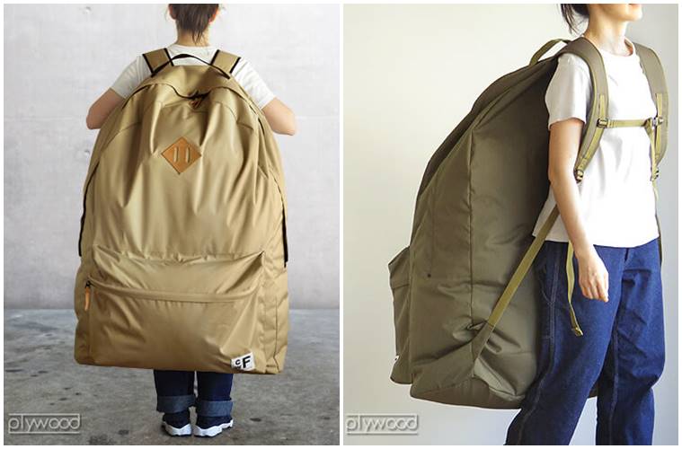 weird fashion trends, fashion trends 2019, bizarre fashion trends 2019, bizarre fashion trends, human-size backpacks, oversized backpack, CWF, CWF backpacks, CWF Plywood, Japan, Japanese retailer, Plywood, Backpacker’s Closet, indian express, indian express news