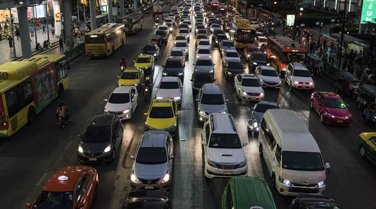 Bangkok is choking on air pollution and is responding with water cannons